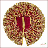 Shaneel Thread Cutdana Work Dark Brown Laddu Gopal Poshak